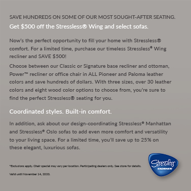 Stressless Furniture On Sale!